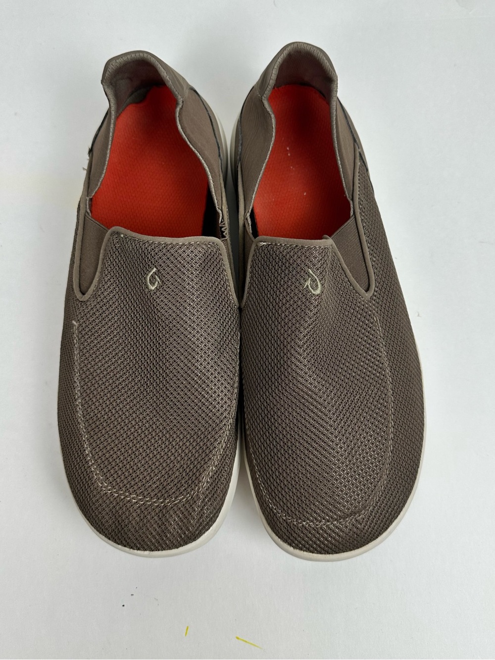 OluKai Nohea Pae Men’s 12 Mustang Brown Slip On Shoes